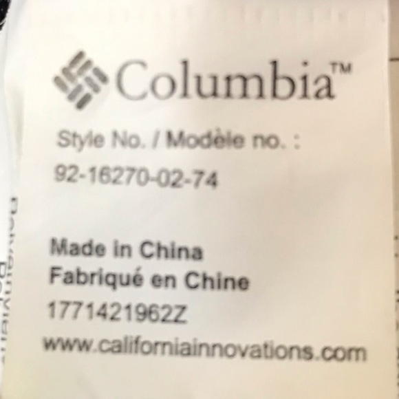 Like new steel gray & black Unisex Columbia diaper bag with changing pad - Picture 7 of 10